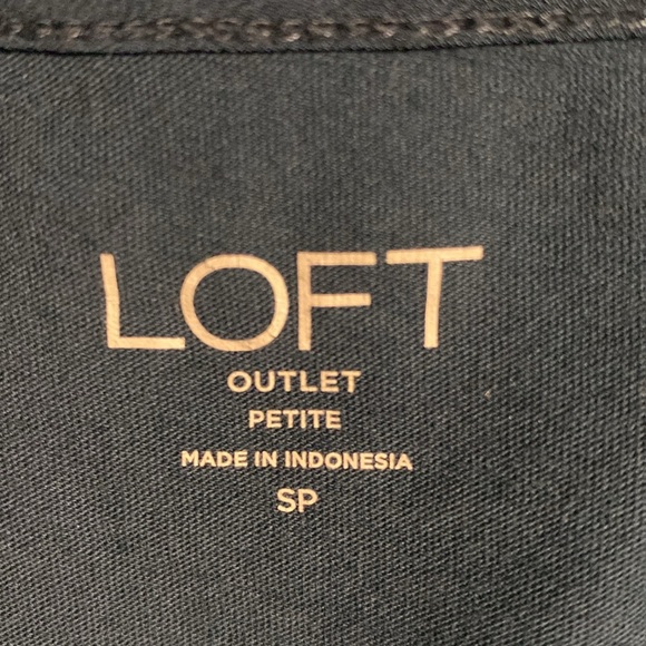 Loft Outlet Mixed Media flutter detail Tank Top - Picture 3 of 4